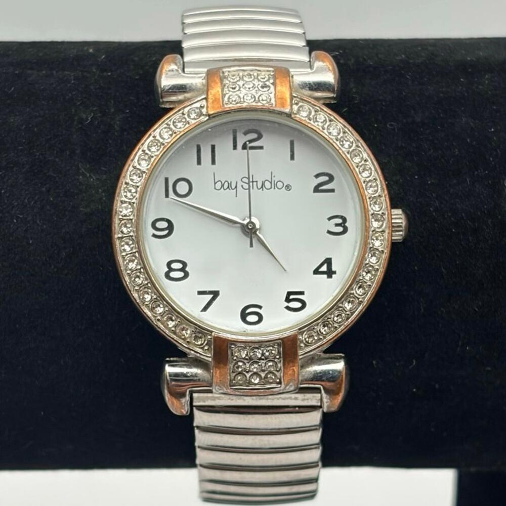 Silver Crystal Bay Studio Watch